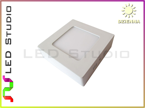 Panel nawierzchniowy LED 6W SMD2835 230V Neutralna (Dzienna) - kwadrat